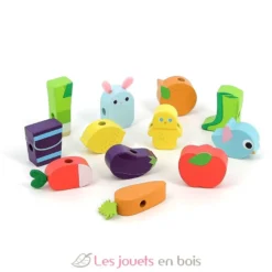 Perles en bois du potager - Vilac