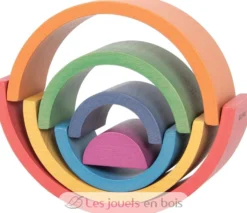 Petit arc-en-ciel en bois - TickiT