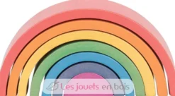 Petit arc-en-ciel en bois - TickiT