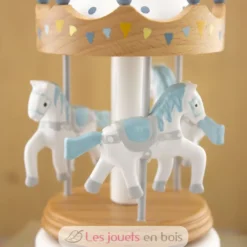 Petite boîte à musique carrousel à chevaux - Ulysse