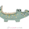Petite Lampe Veilleuse Crocodile Kaki pastel - Little Lights