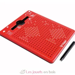 Petite tablette magnétique rouge - Plastique et métal - Hape
