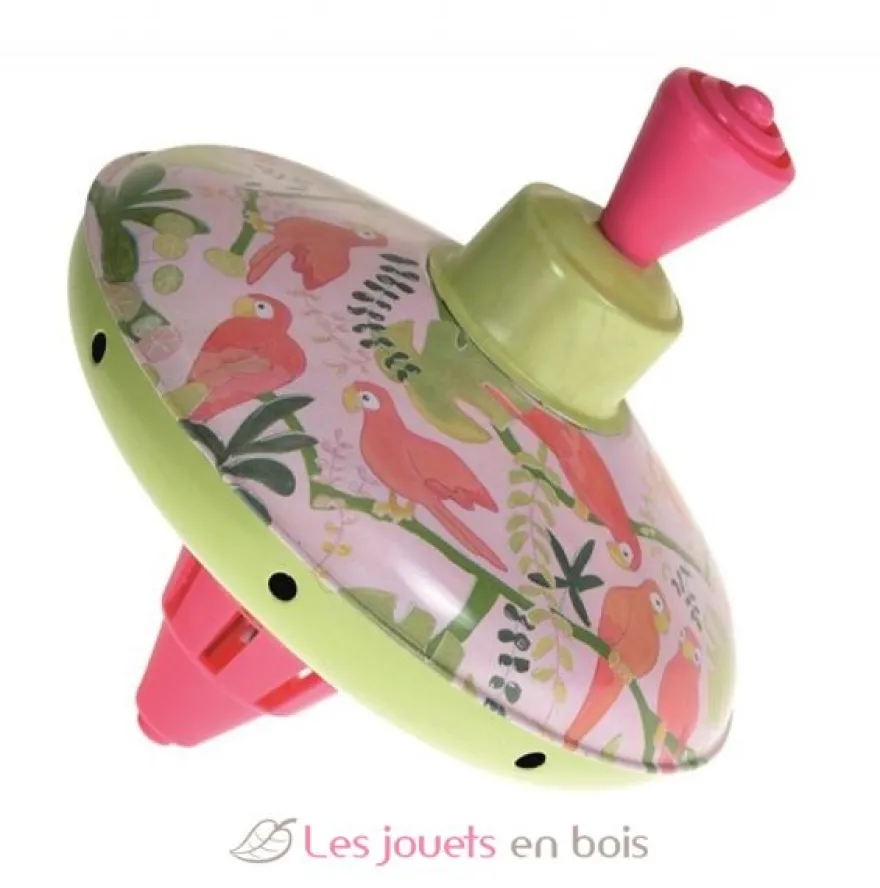 Petite Toupie Perroquet en métal - Egmont Toys