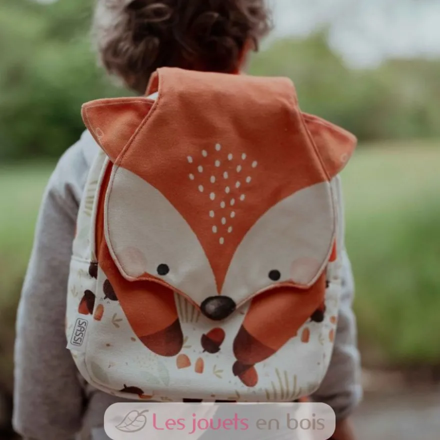 Petit sac à dos Crunchy le renard roux - Sassi
