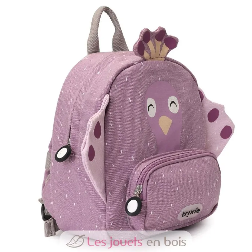 Petit sac à dos Mrs Peacock violet - Trixie
