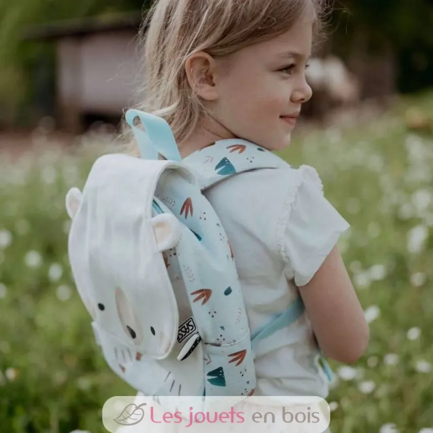 Petit sac à dos Munchy l'ours blanc - Sassi