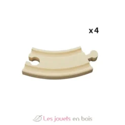 Petits Rails Courbes 90 mm - Brio