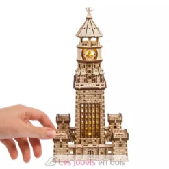 Phare d'Alexandrie - Puzzle 3D mécanique en bois - Ugears