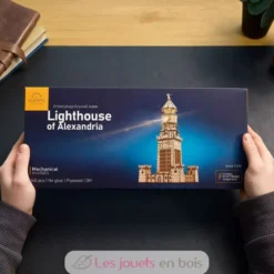 Phare d'Alexandrie - Puzzle 3D mécanique en bois - Ugears