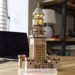 Phare d'Alexandrie - Puzzle 3D mécanique en bois - Ugears