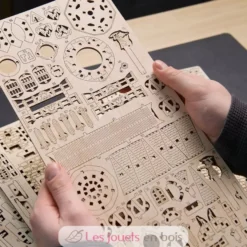 Phare d'Alexandrie - Puzzle 3D mécanique en bois - Ugears