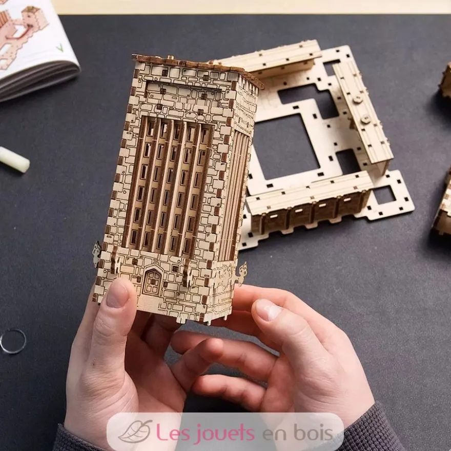 Phare d'Alexandrie - Puzzle 3D mécanique en bois - Ugears