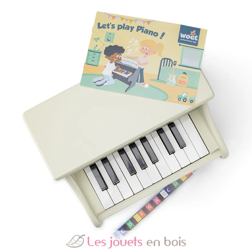 Piano beige pour enfant - New Classic Toys