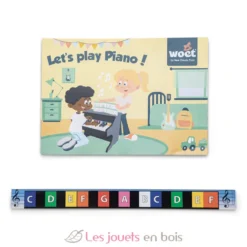 Piano beige pour enfant - New Classic Toys