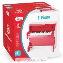 Piano Electronique rouge - 25 touches - New Classic Toys