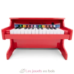 Piano Electronique rouge - 25 touches - New Classic Toys