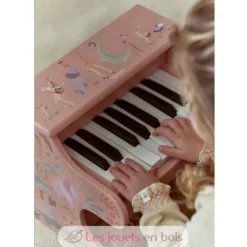Piano en bois vert Safari Friends - Dès 3 ans - Little Dutch