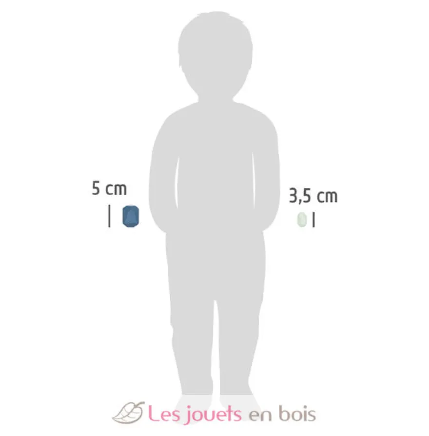 Pierres d'équilibre en bois Safari multicolores Small Foot Compagny