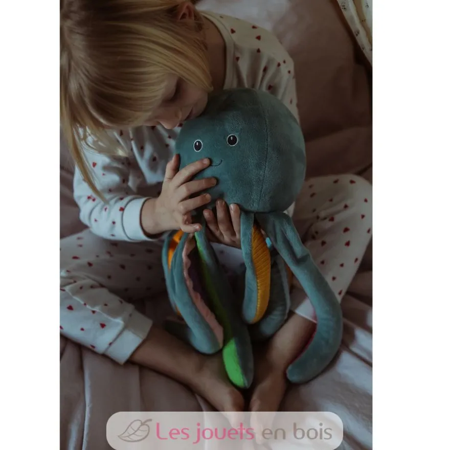 Pieuvre en peluche lestée 1,2 kg - ByAstrup