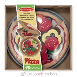 Pizza en feutre - Melissa & Doug