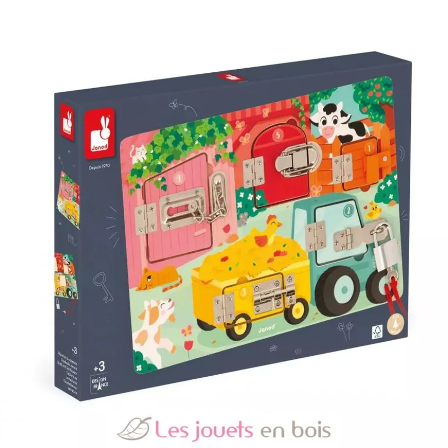 Planche à cadenas La Ferme - Janod