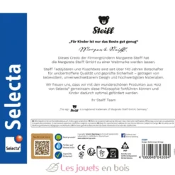 Planche de motricité Ours Steiff bleu - Selecta