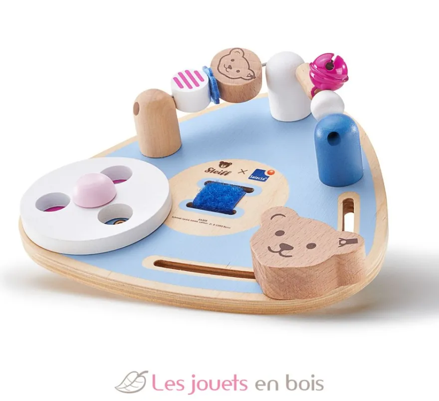 Planche de motricité Ours Steiff bleu - Selecta
