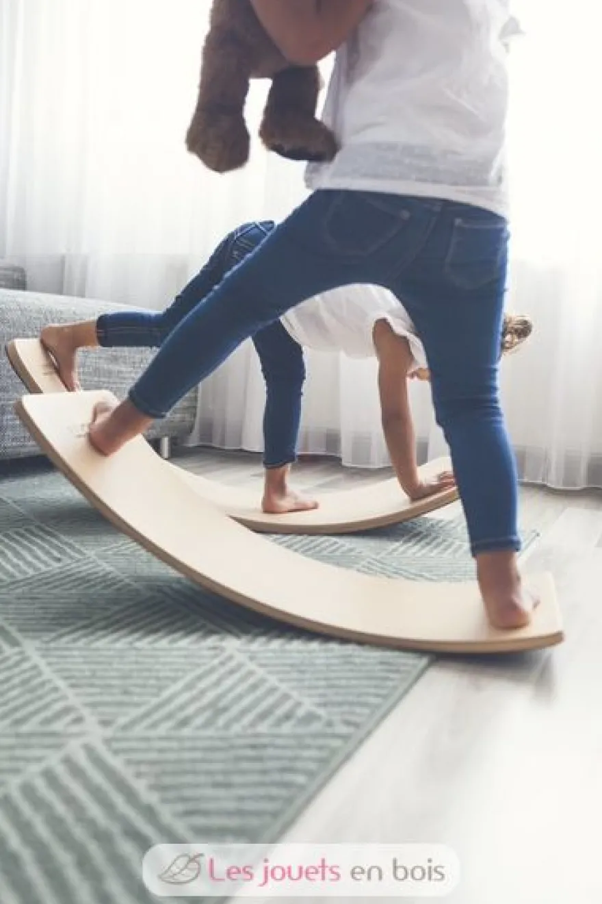 Planche d'équilibre Wobbel Original feuillage vert - Wobbel