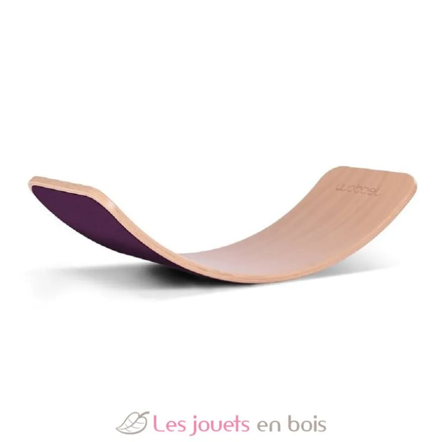 Planche d'équilibre Wobbel Original aubergine - Wobbel