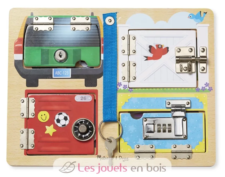 Planche à serrures et verrous - Melissa & Doug