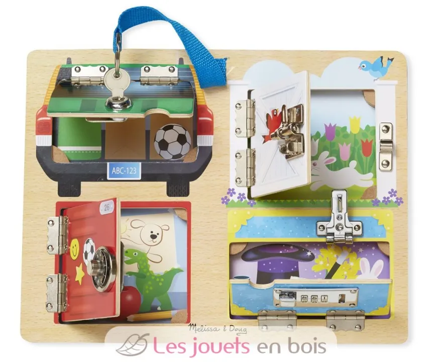 Planche à serrures et verrous - Melissa & Doug