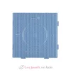 Plaque carré assemblage perles plastique Midi transparente - Hama