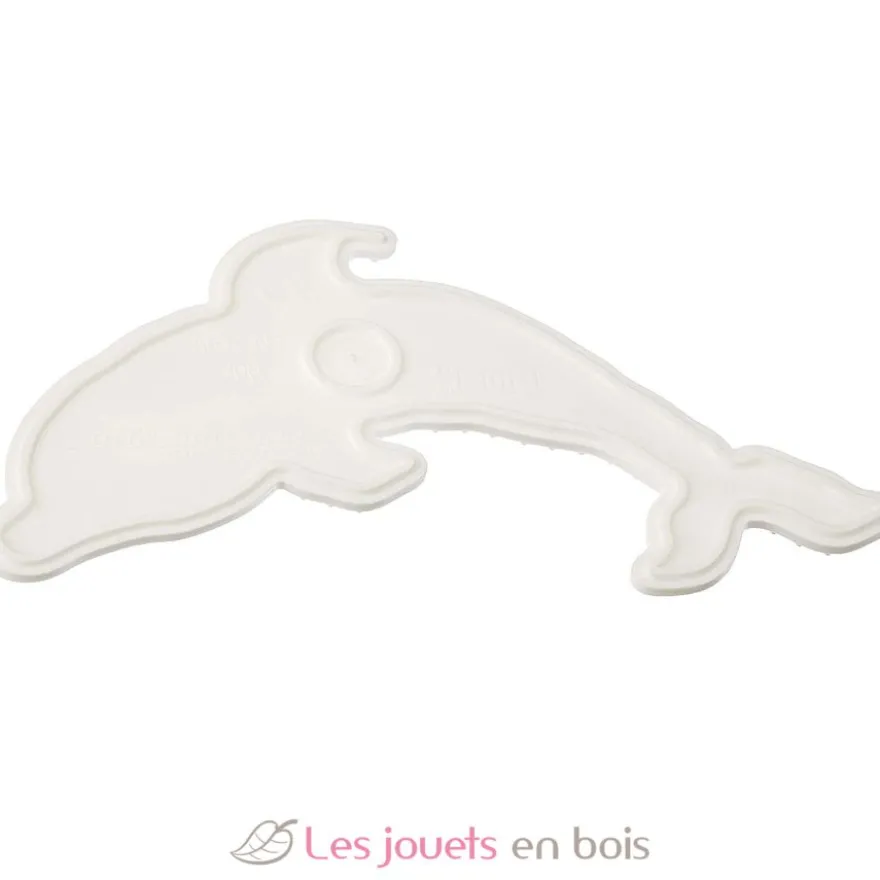Plaque dauphin perles plastique Midi blanche - Hama