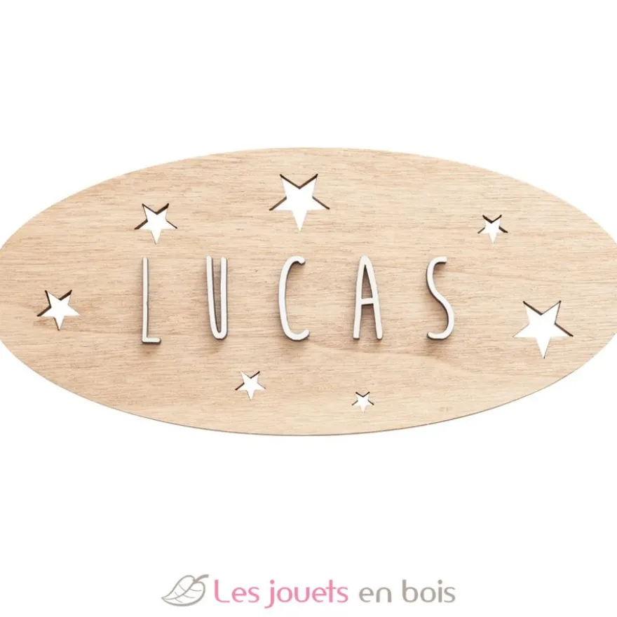 Plaque décorative personnalisable - Etoiles - Vintiun