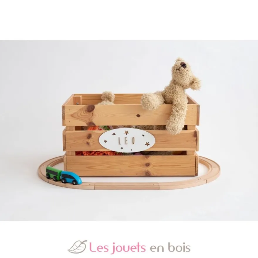 Plaque décorative personnalisable - Etoiles blanc - Vintiun