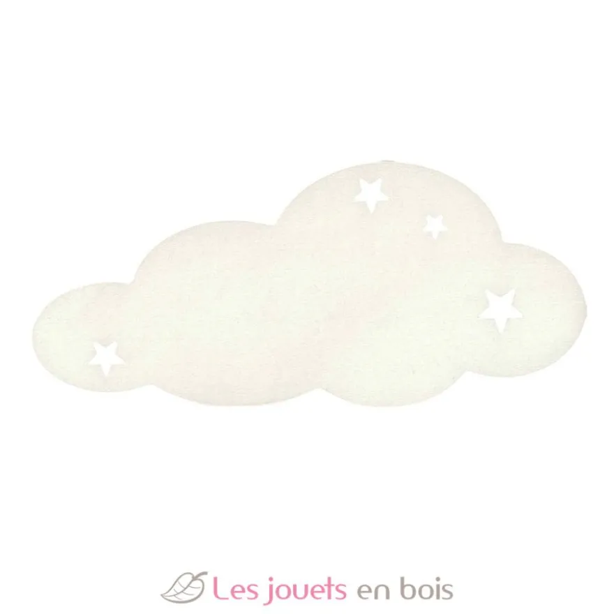 Plaque décorative personnalisable - Nuage blanc - Vintiun