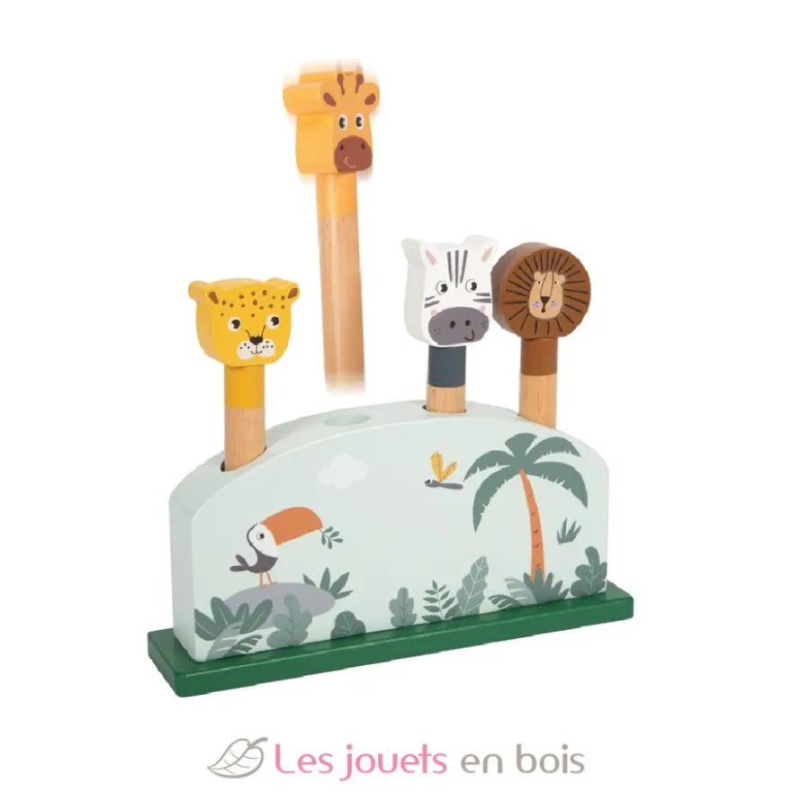 Pop-up animaux sauteurs Safari - Small Foot company