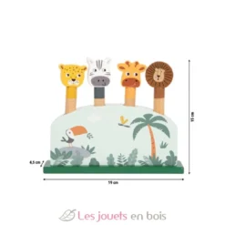Pop-up animaux sauteurs Safari - Small Foot company