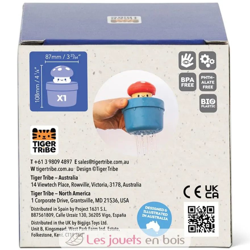 Pop-up de bain champignon - Tiger Tribe