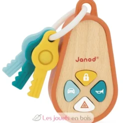 Porte-clés sonore - Bois et silicone - Janod