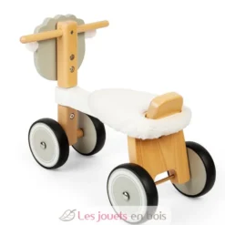 Porteur en bois mouton blanc - Bigjigs Toys