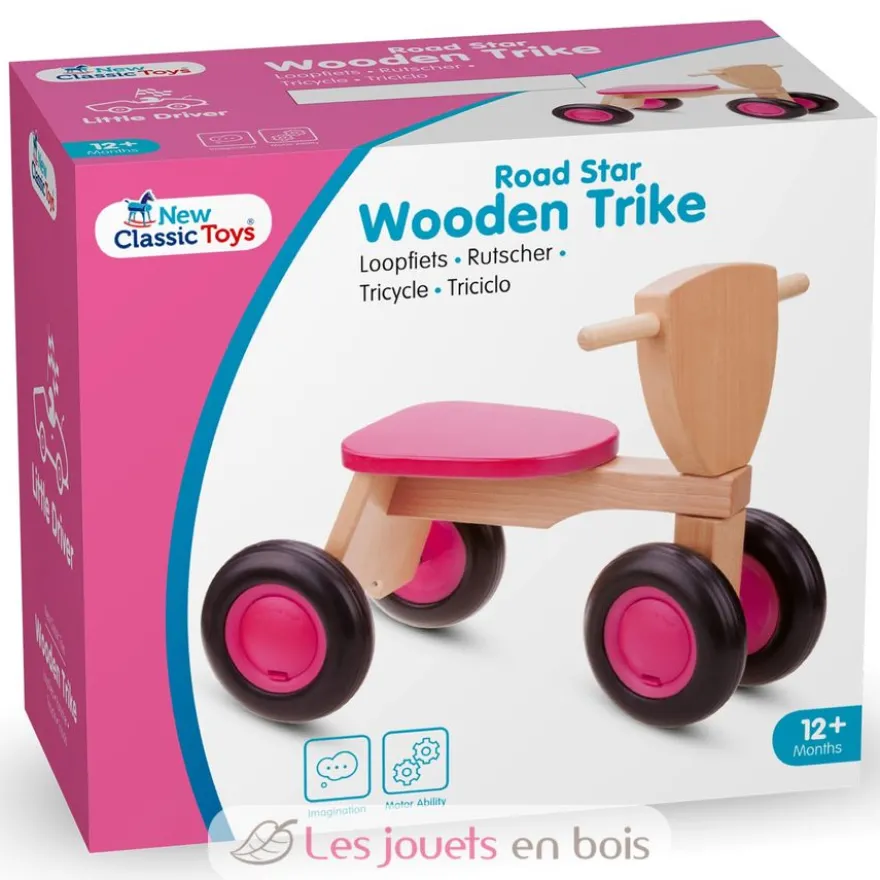 Porteur Road Star Rose - New Classic Toys