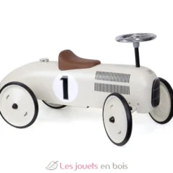 Porteur voiture en métal blanc crème - Vilac