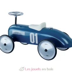 Porteur voiture vintage bleu pétrole - Vilac
