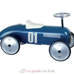 Porteur voiture vintage bleu pétrole - Vilac
