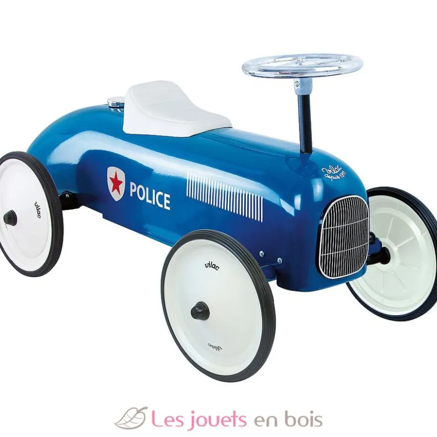 Porteur voiture vintage Police - Vilac
