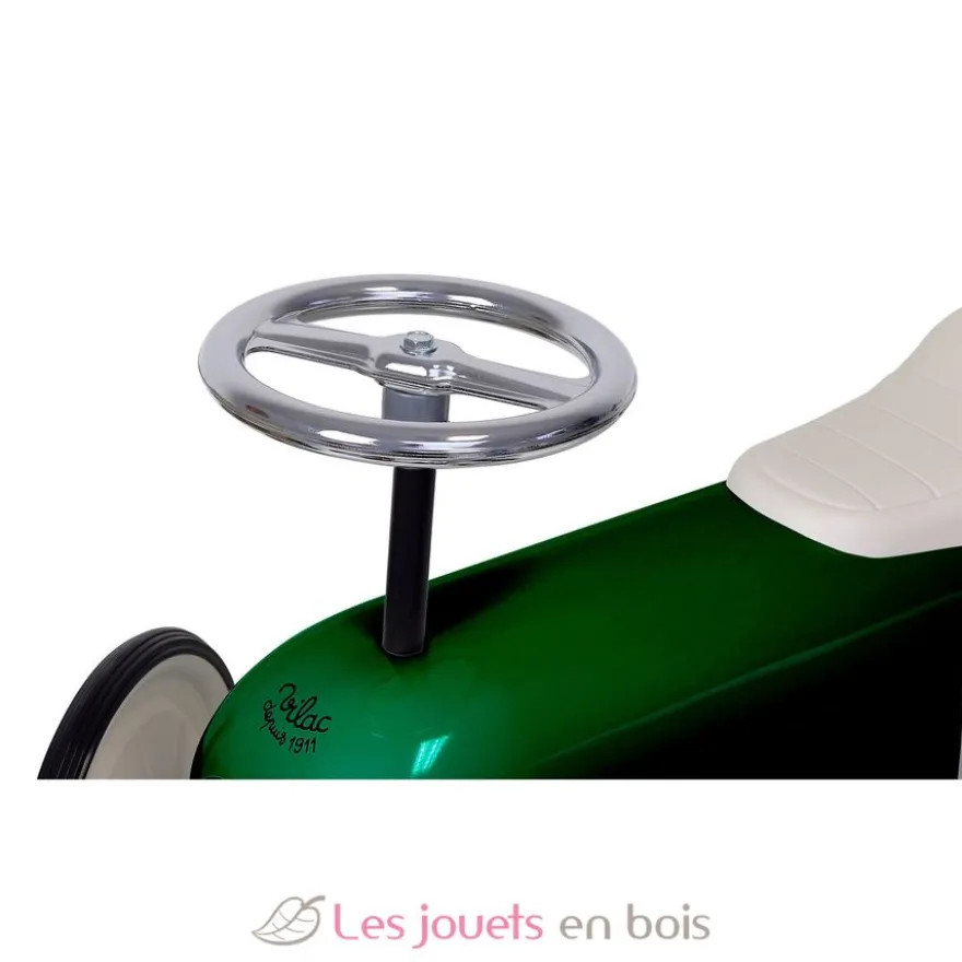 Porteur voiture vintage vert British - Vilac