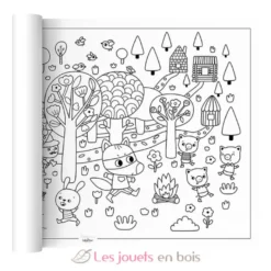Poster à colorier P'tit Loup - Label'Tour Créations