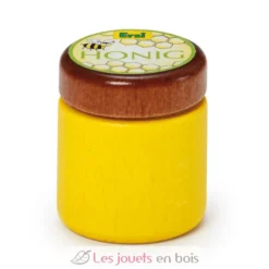 Pot de miel en bois jaune - Erzi