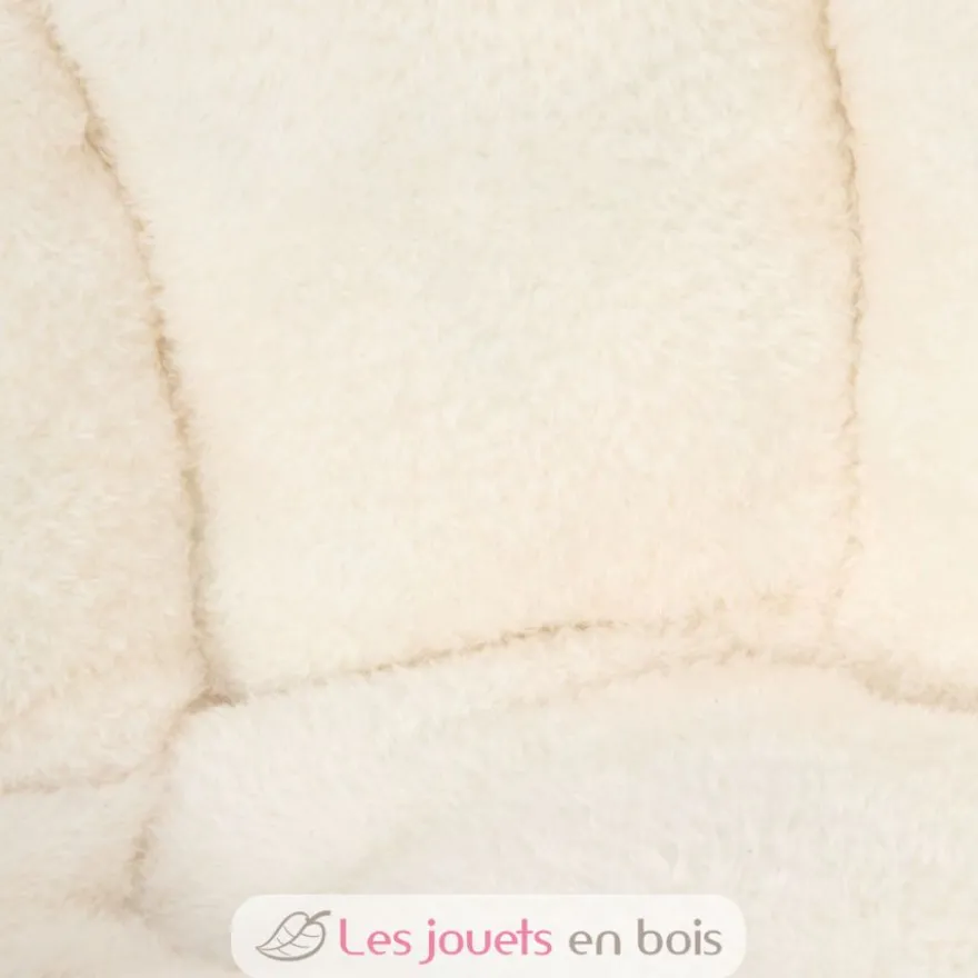 Pouf bouclette blanc - Little Dutch